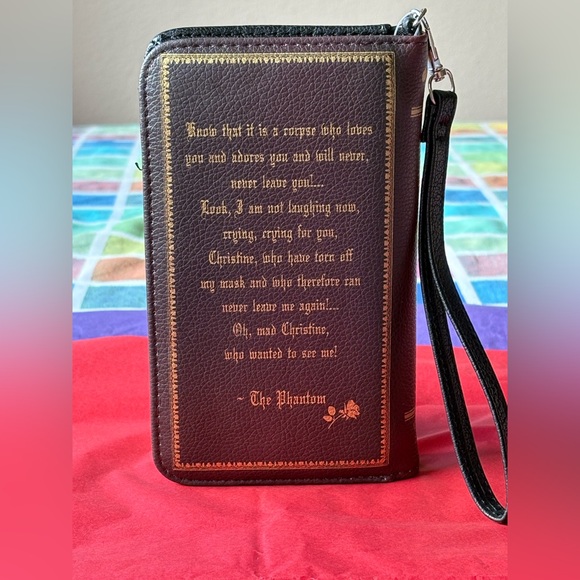 🎼🎶🎼 PHANTOM OF THE OPERA BOOK WALLET 🎼🎶🎼 NWT 🎼🎶🎼 - Picture 16 of 16